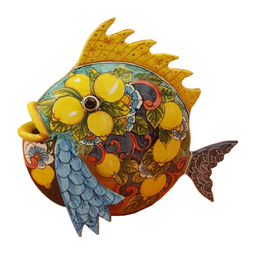Fish. Home ornaments handpainted Vietri ceramic... 2