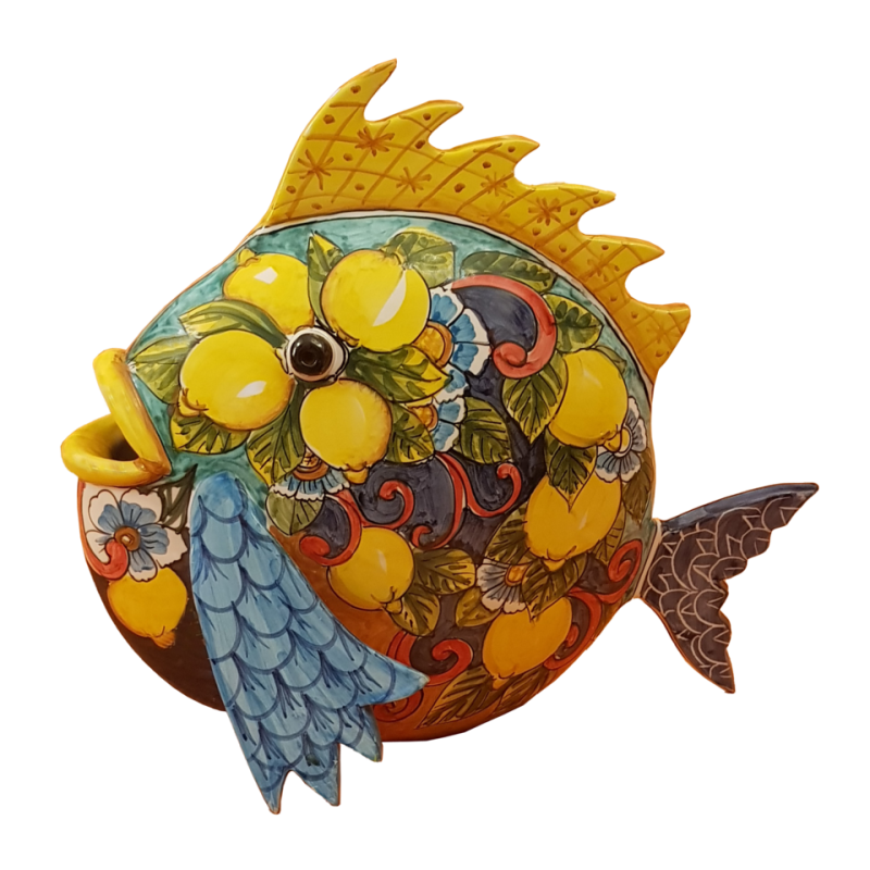 Fish. Home ornaments handpainted Vietri ceramic...
