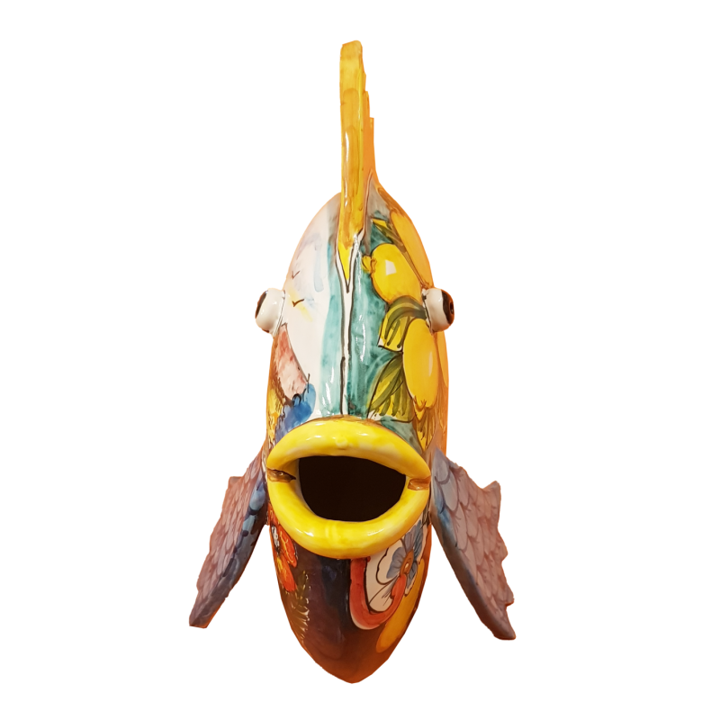 Fish. Home ornaments handpainted Vietri ceramic...