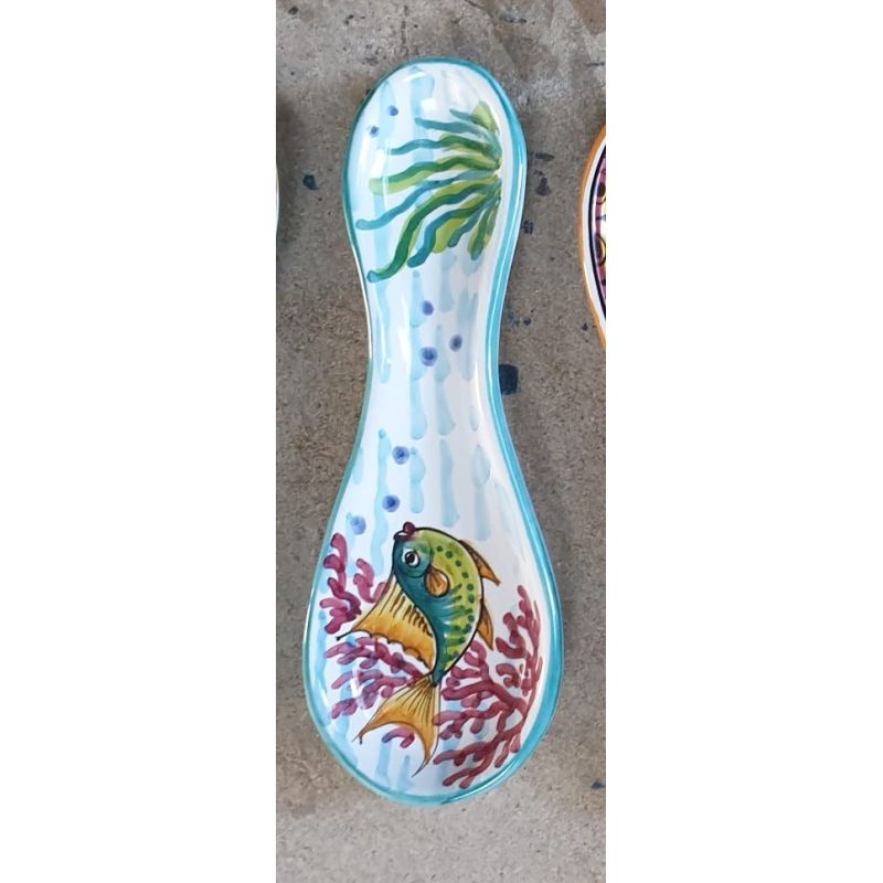 Spoon rest mischia.  handpainted Vietri ceramic
