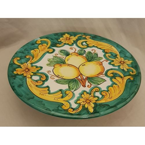 Centerpiece stand Baroque Line and Lemons handpainted... 2