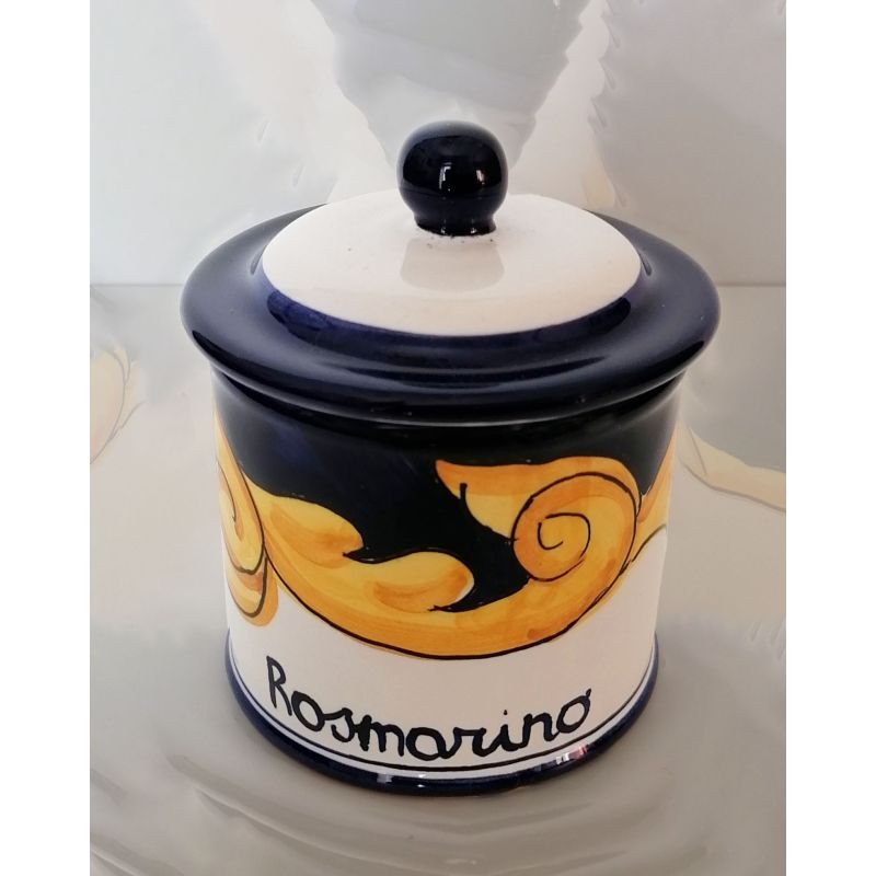 Tarro personalizable de línea barroca borde...