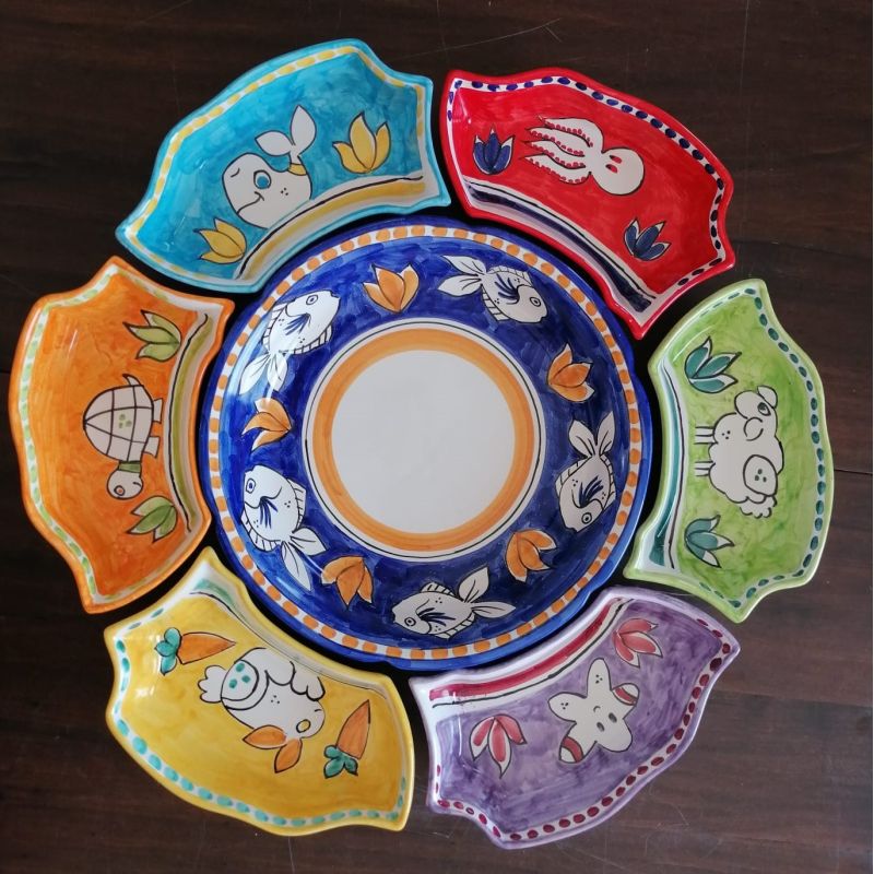 Appetizer set. Cold Dinner. 7 pieces. Little...