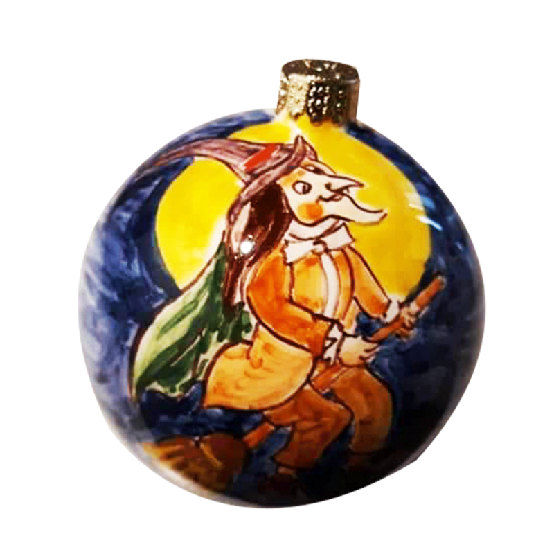 Bola de Navidad de la Epifanía. Cerámica vietri...