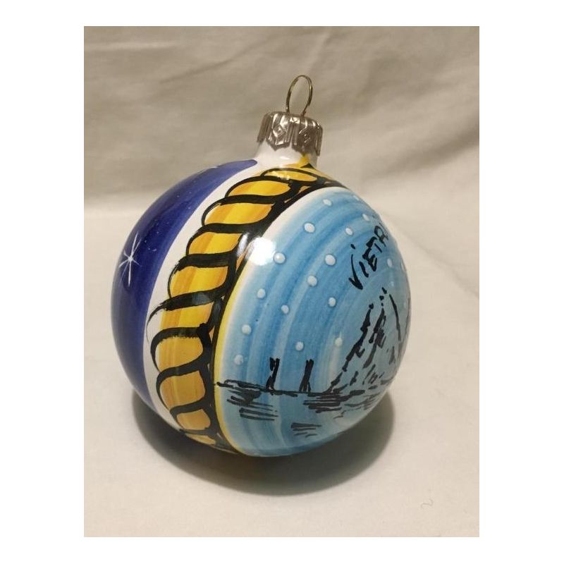 Christmas ball decoro vietri. handpainted...