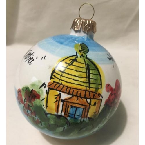 Christmas ball decoro vietri. handpainted Vietri ceramic