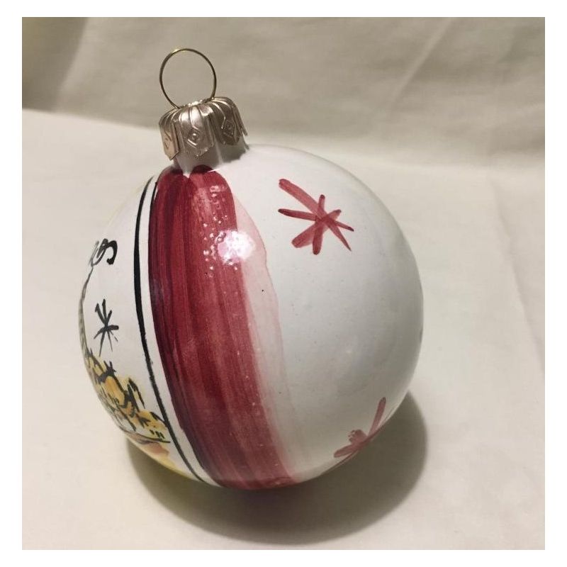 Christmas ball decoro positano. handpainted...