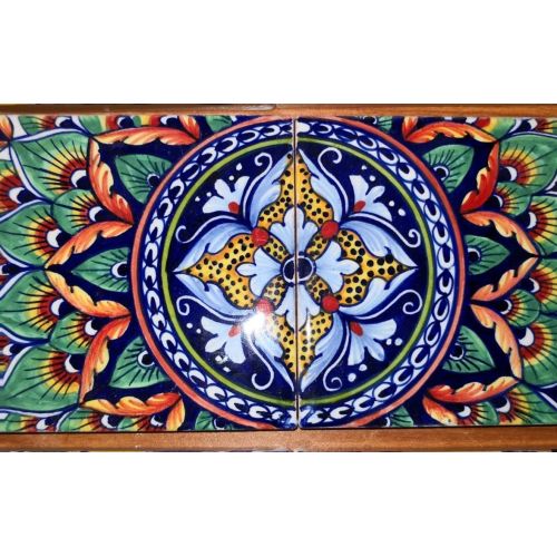 Azulejos - azulejos cuadrados en ceramica vietrese pintados a mano.