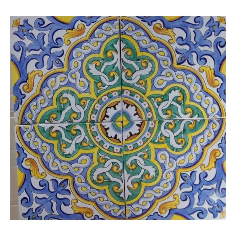 Tiles - Square Tiles handpainted Vietri ceramics