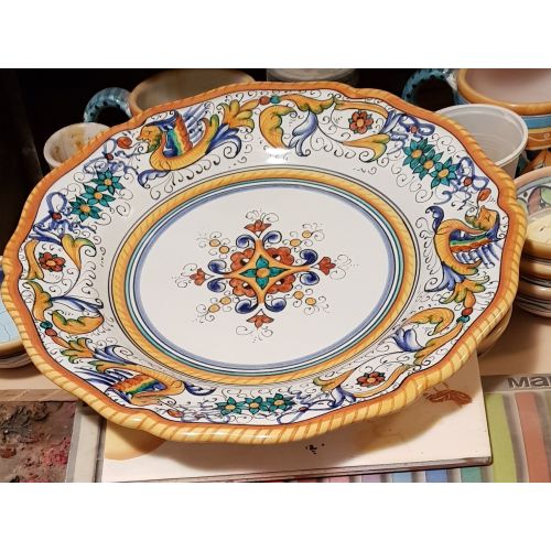 Piatto. Linea Top. Decoro Raffaellesco. Ceramica di...