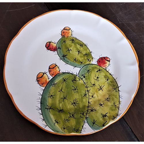 Platos de línea de nopal. Cerámica Vietri. Disponibles... 2