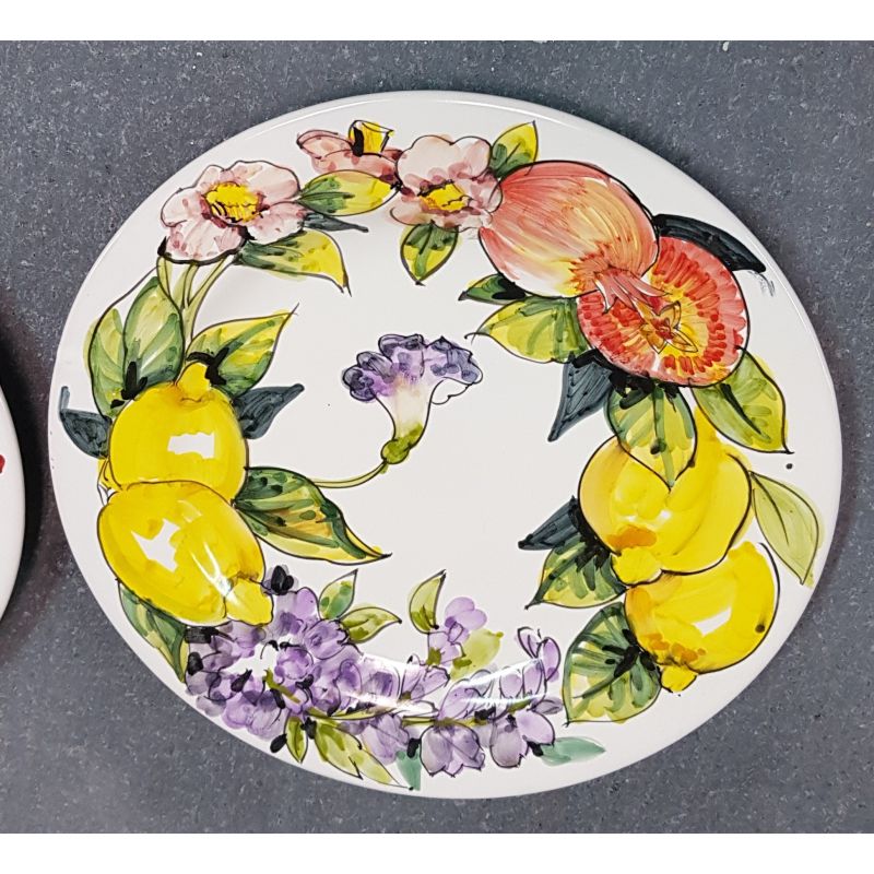 Dish Plate lemon and fruit Line. Vietri...