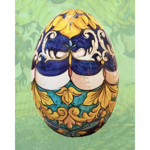 Huevos de Pascua coleccionables. en cerámica de Vietri. Pintado a mano