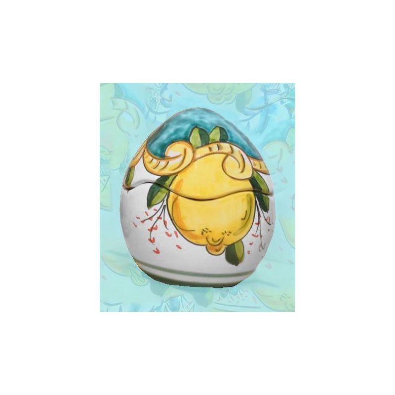 Easter Egg. handpainted Vietri ceramic.