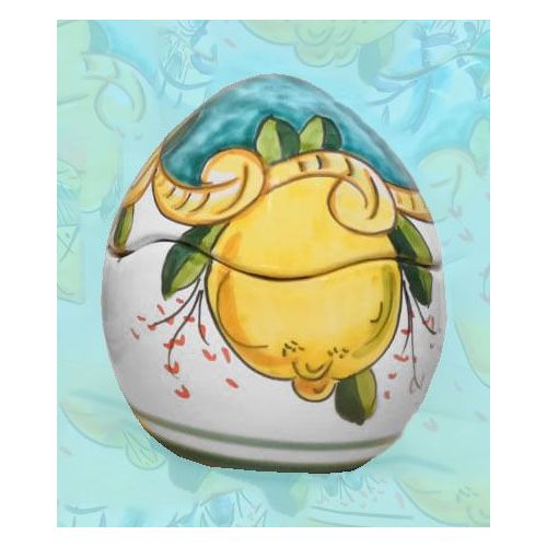 Huevos de Pascua decorados a mano. Cerámica Vietri.