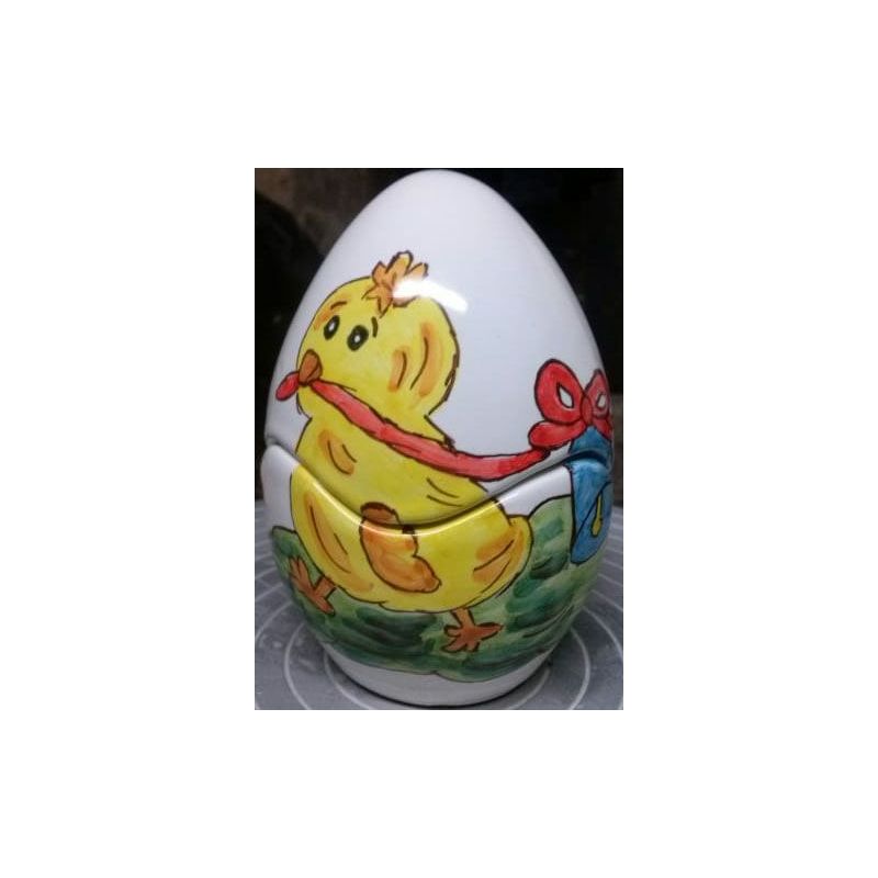 Uova pasquali decorate a mano. Ceramica di vietri.