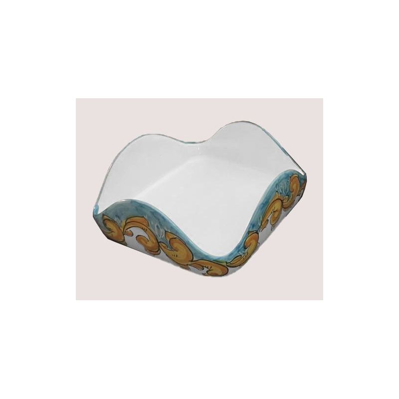 Porta tovaglioli Barocco. Ceramica di vietri...