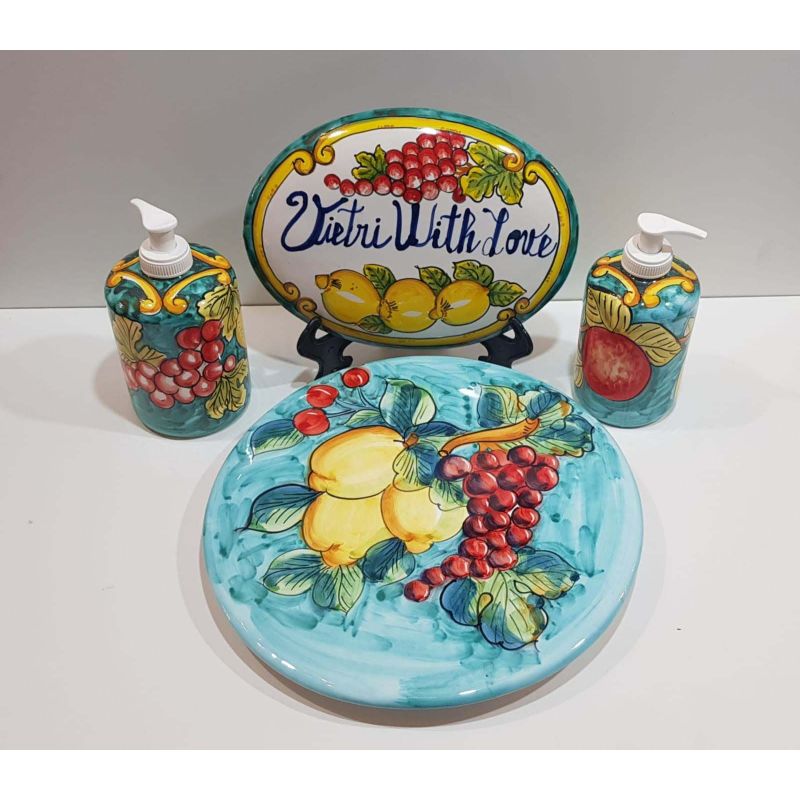 kitchen set Pot Rest, soap dispenser Fruit Line