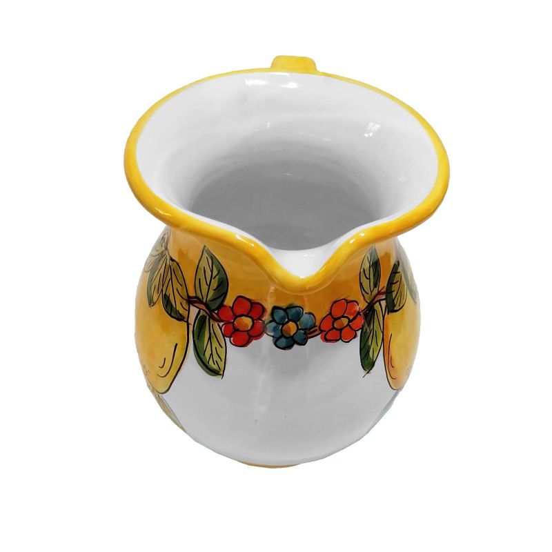 Brocca linea Limoni e Fiori. Ceramica di Vietri...