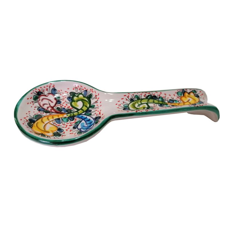 Spoon rest Baroque Line. handpainted Vietri...