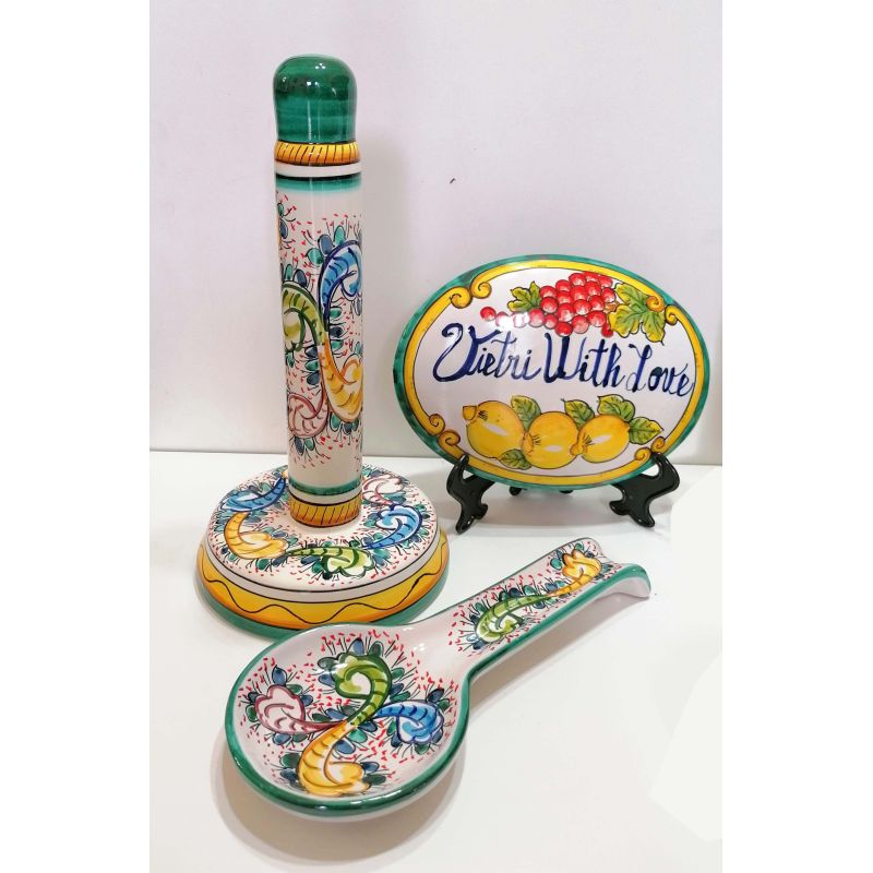 Kitchen Set. handpainted Vietri ceramic
