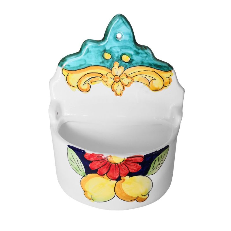 Wall and top salt pot double decor line Hand...