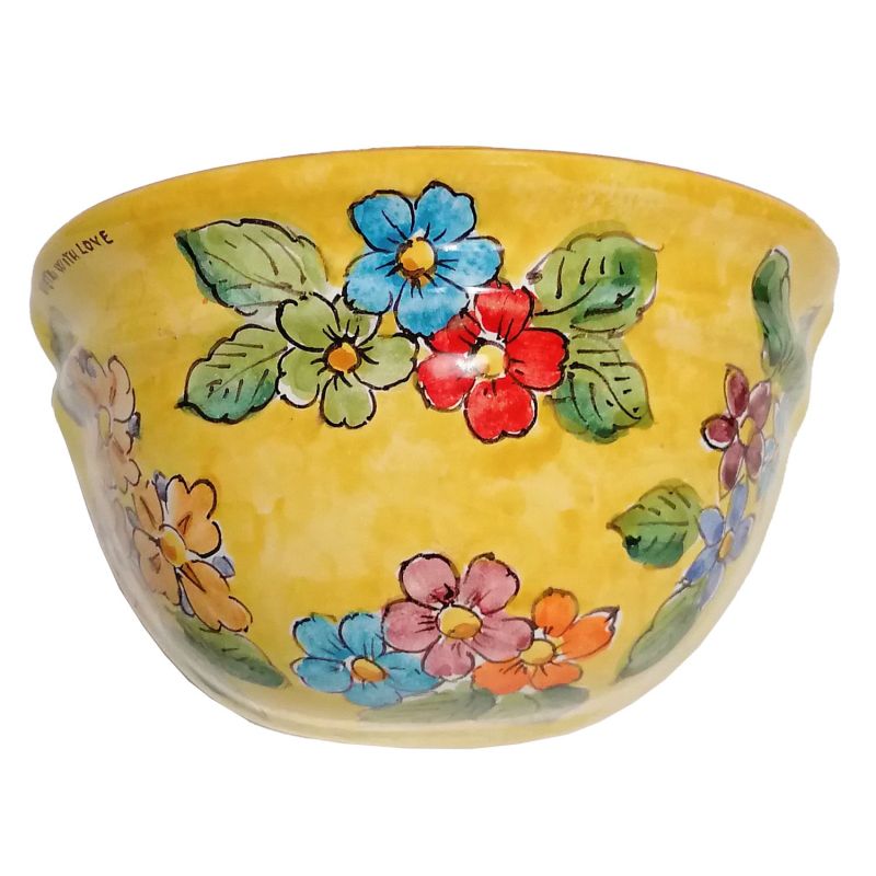 Plant basket wall mount yellow Background and...