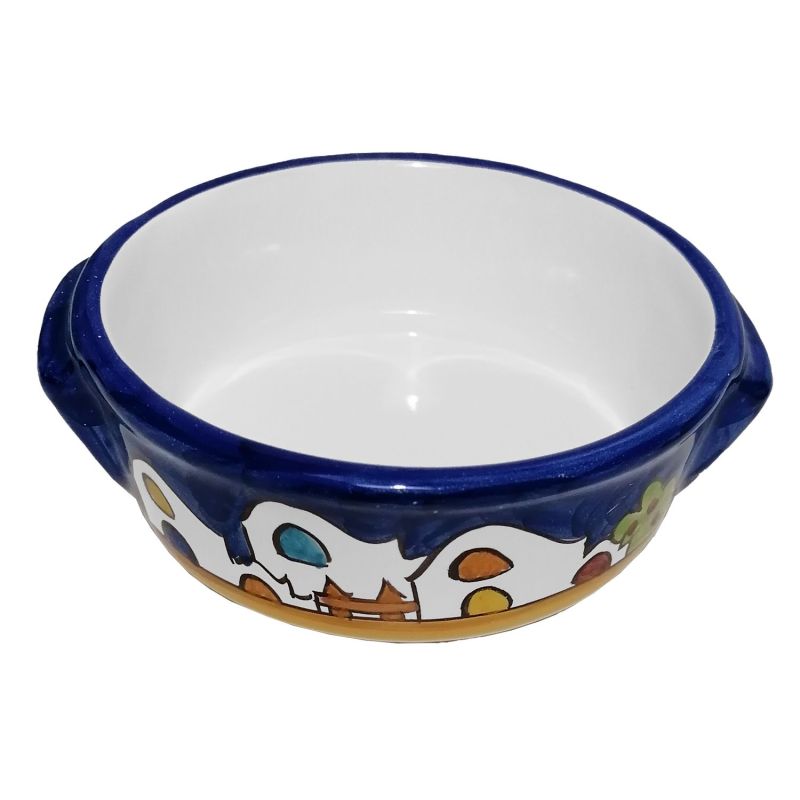 Terrine backen. Hauslinie. Handbemalt...