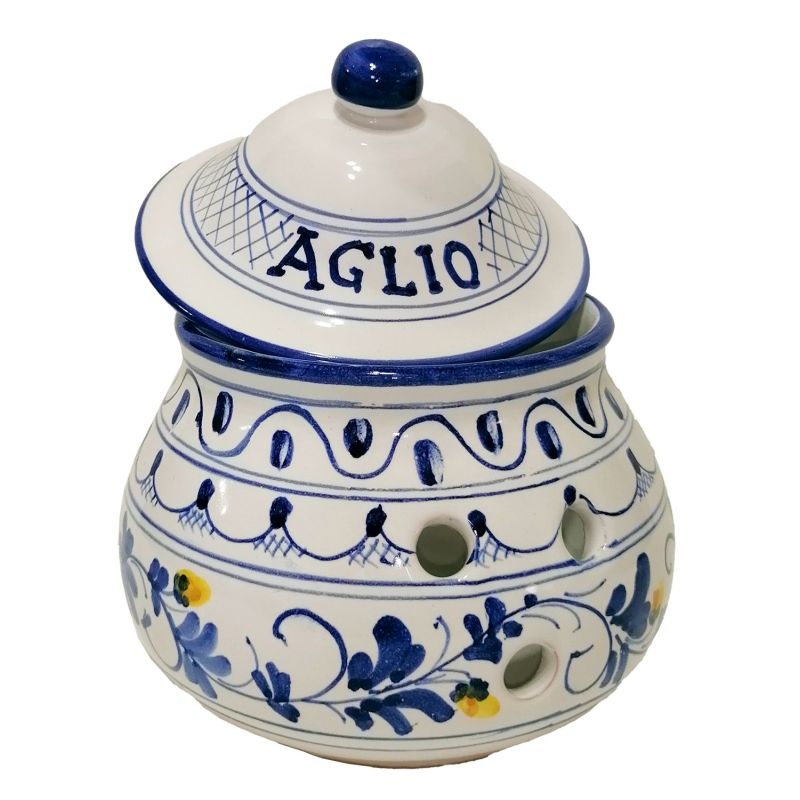 Barattolo Porta Aglio. Ceramica di Vietri...