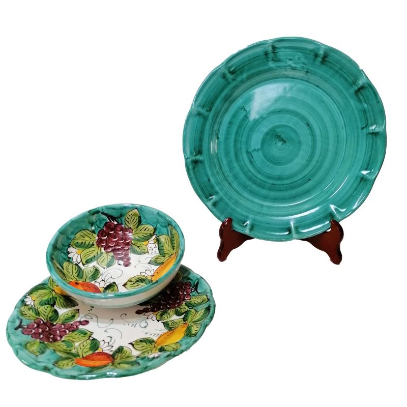 Dishes, Plates Fruity line. Vietri ceramic....