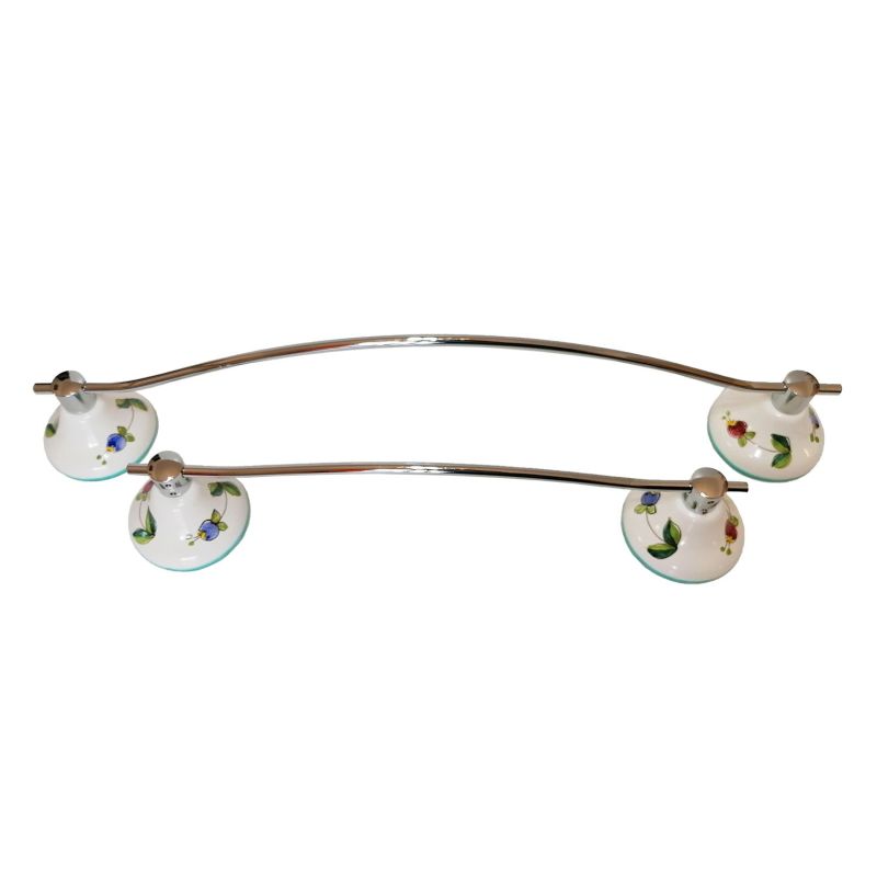 Bathroom accessories set bell flowers line....