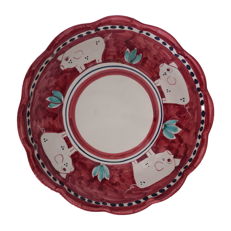 Coppa Smerlata insalatiera linea animaletti -...