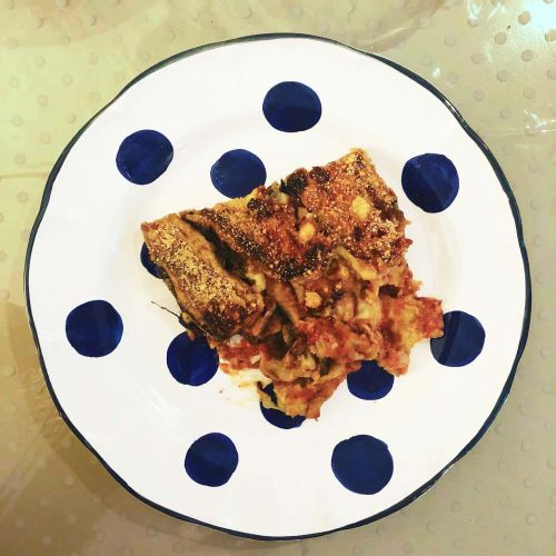 Restaurant Line - Plate. Modern Line. Polka Dot Design. Vietri Ceramic. Hand-Painted.