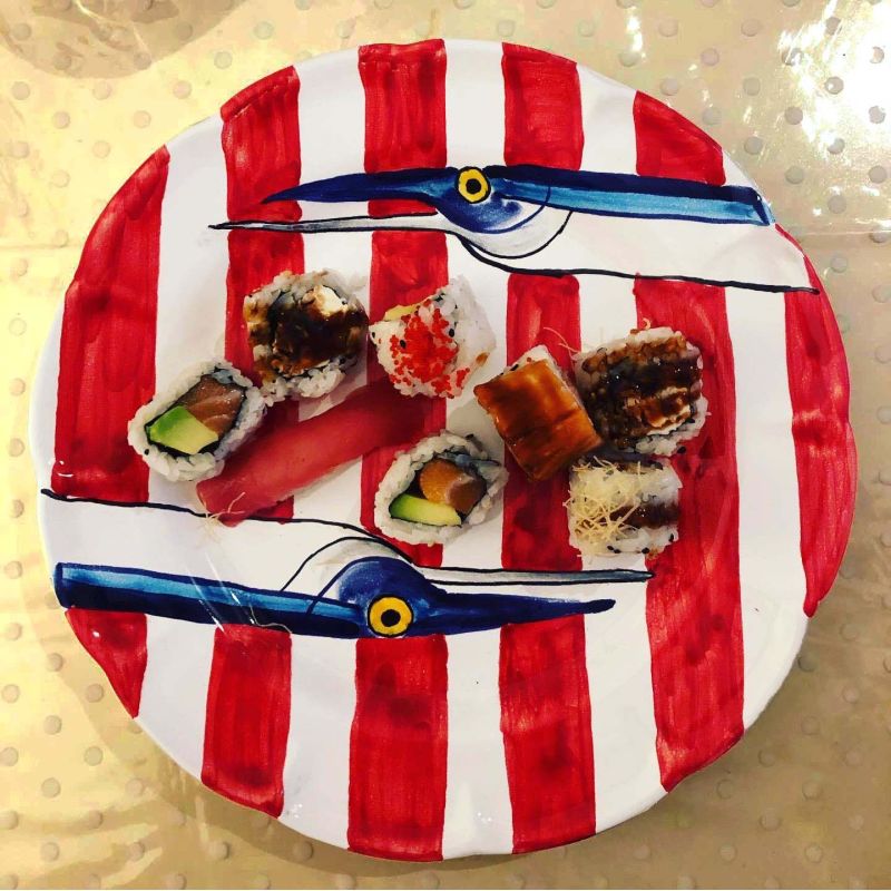 Restaurant Line - Plate. Stripes Line. Vietri...