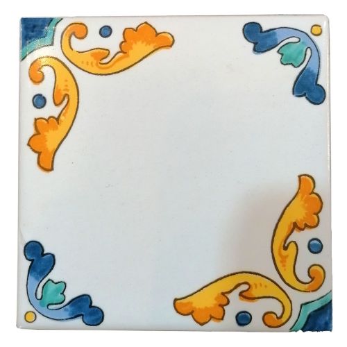 Azulejos - azulejos cuadrados en ceramica vietrese pintados a mano.