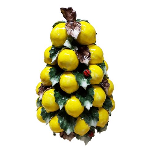 Arbre de Citrons. Céramique de Vietri. Peint à la Main.
