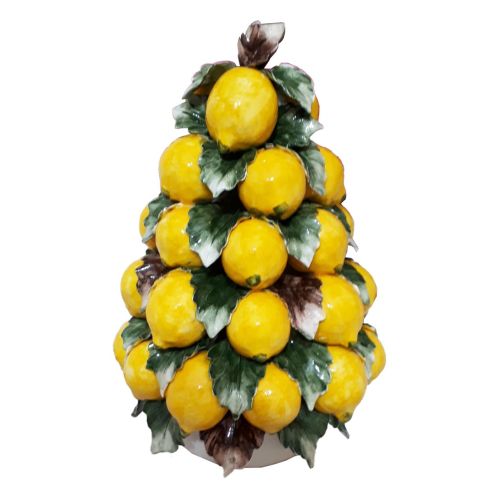 Arbre de Citrons. Céramique de Vietri. Peint à la Main.