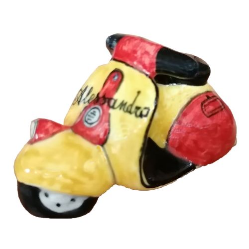 Bomboniera vespa in miniatura disponibile in tanti colori. Ceramica di Vietri