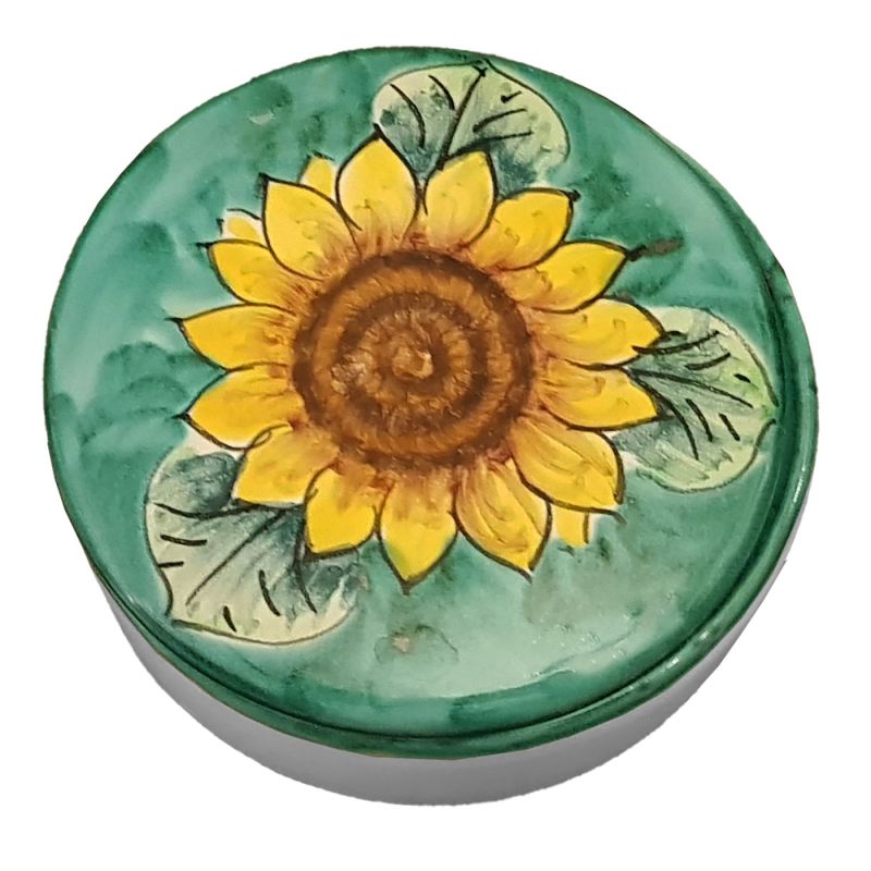 Bomboniera vasetto sunflower Copper green...