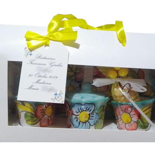 Set Tazzine caffè più zuccheriera e vassoietto. "Tet a...