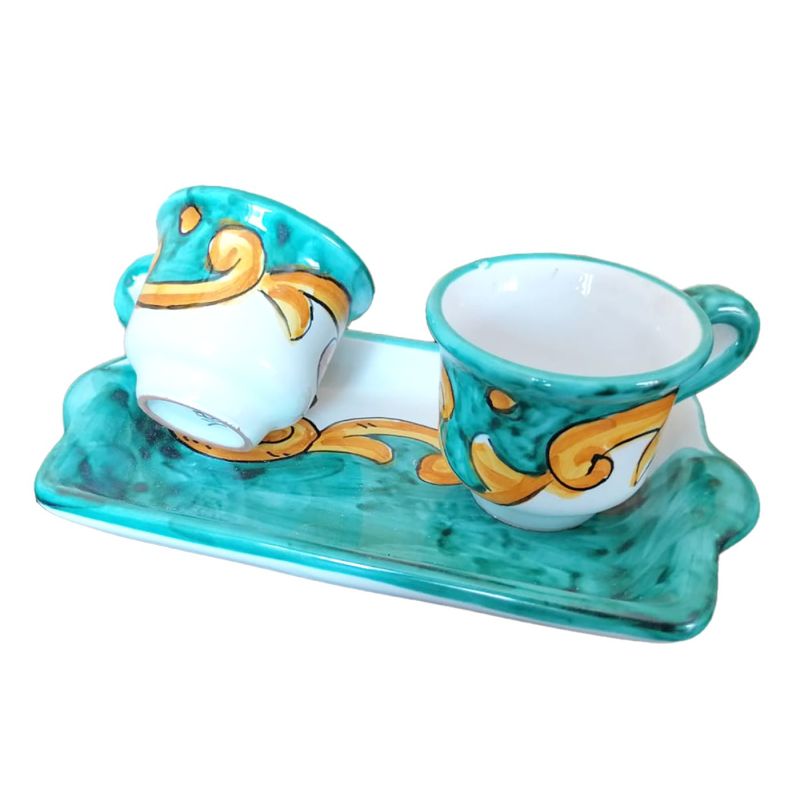 Kaffee-Tassen- und Tablett-Set „Tet-a-Tet“...