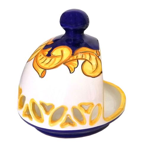 Soporte de esponja. Línea barroca con Ceramica Vietrese azul