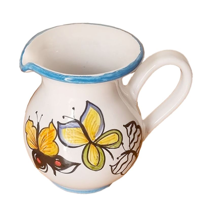 Carafe Bombée. Ligne Papillons. Céramique de...