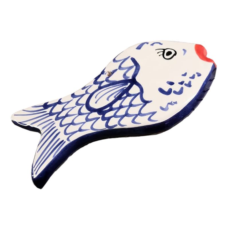 Peces de pared. Cerámica vietri pintada a mano.