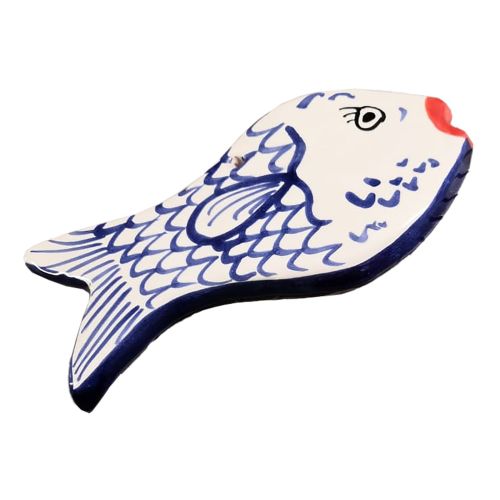 Pesce da parete. Ceramica di vietri dipinta a mano.
