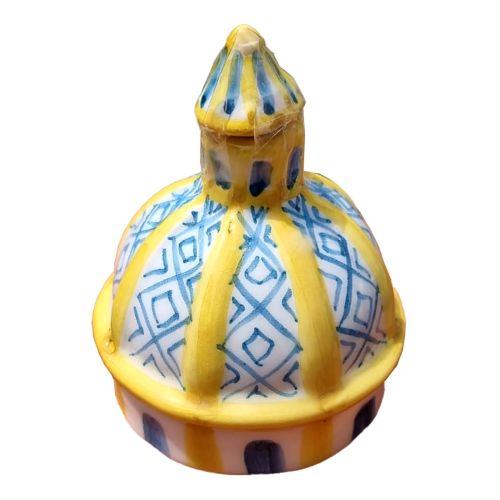 Profumatore Cupola Basilica. Ceramica di vietri dipinta a mano.