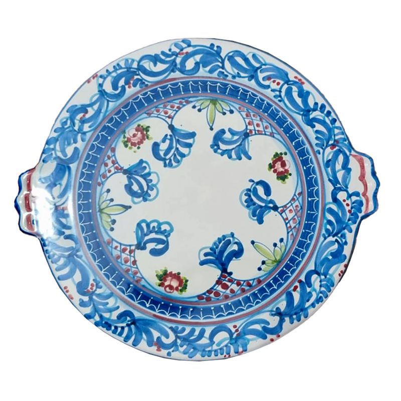 Vassoio tondo linea barocchetto e Fiori....