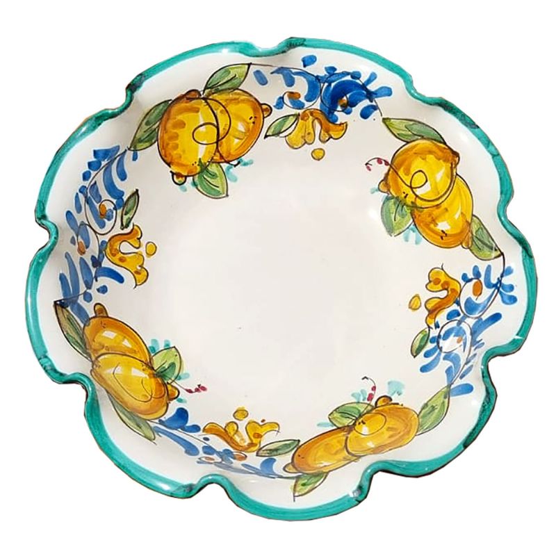 Dessert Set Lemons and Flowers line. For six...