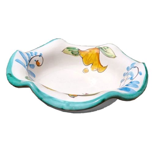Servizio Macedonia linea Limoni e Fiori. Set da 6 Ceramica di Vietri dipinta a mano.