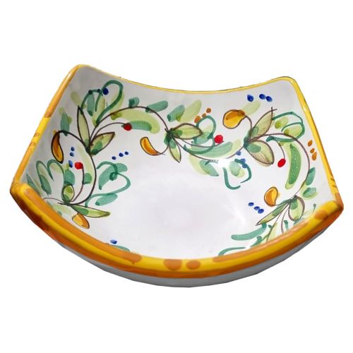 Svuota tasche linea Fiorellini. Ceramica di Vietri dipinta a mano.